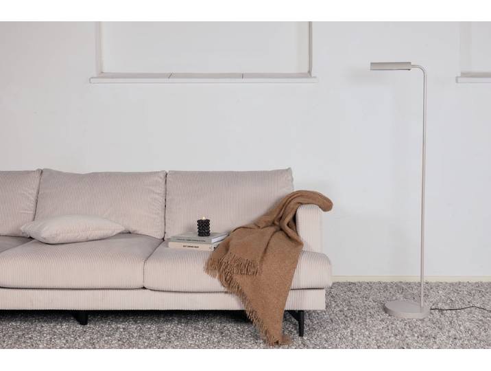 Stehlampe „Symphonica“ – im stilvollen, zeitlosen Design - Beige - Luxusbetten24