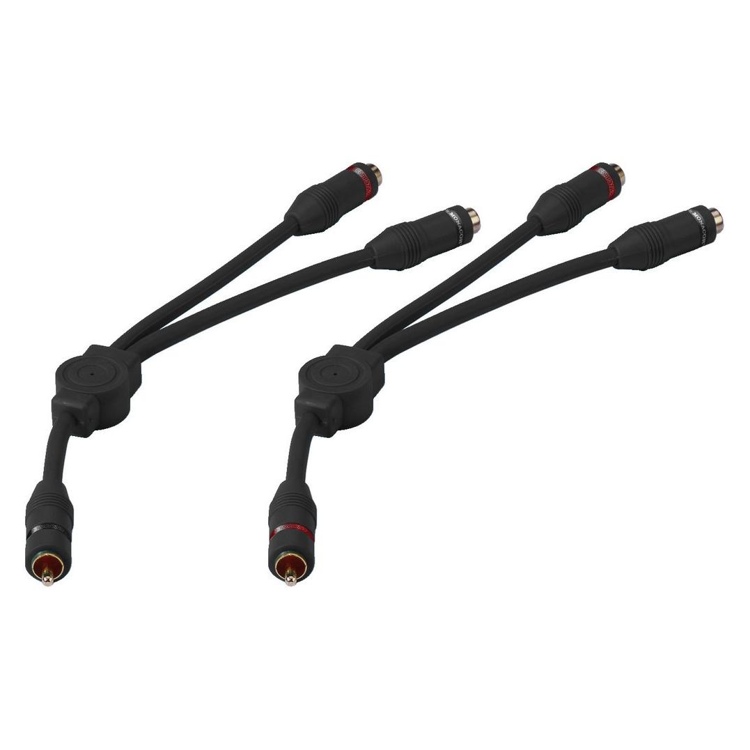 Monacor Audio-Y-Kabeladapter-Paare (CBA-30/SW)