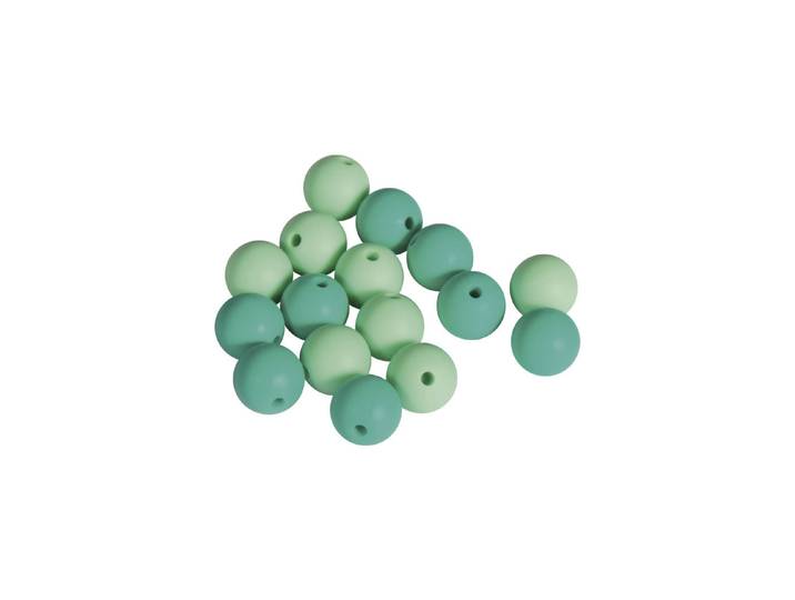 Rayher Silikonperlen 12 mm 16 Stück