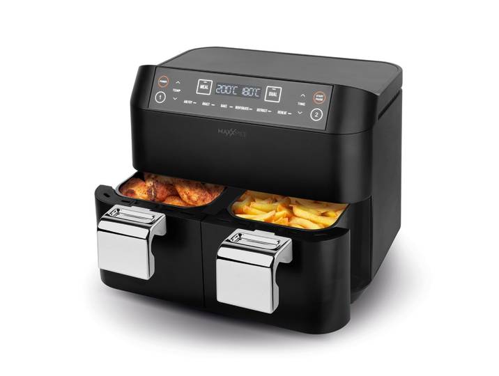Heißluftfritteuse Maxxmee Schwarz max. 2400 Watt