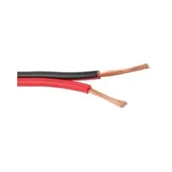 Fusion Lautsprecherkabel 2 x 2,5mm2 PVC schwarz/rot je 1 m