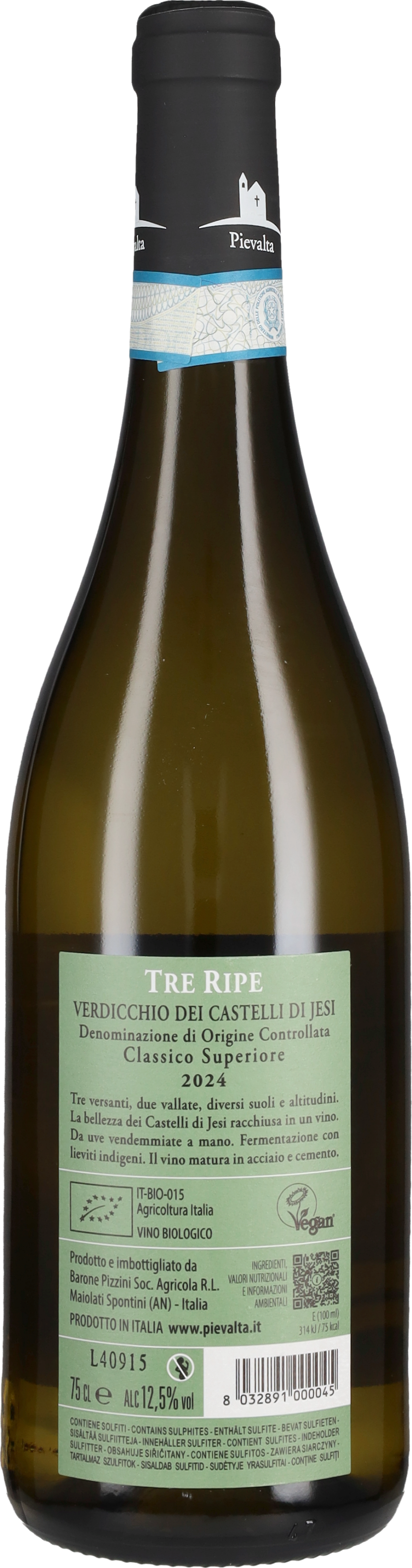 Verdicchio dei Castelli di Jesi Classico Superiore 'Tre Ripe Pievalta 2025