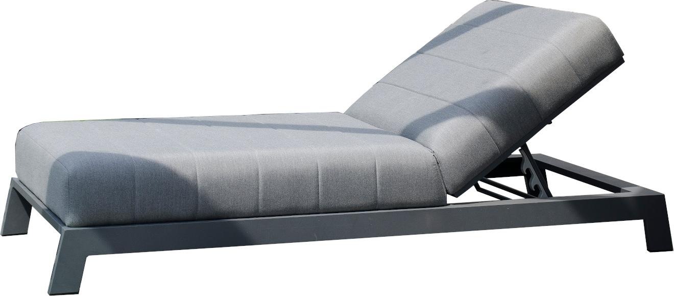 Sonnenpartner Divine Lounge-Liege Sonnenliege mit Polsterung flanell Sunbrella