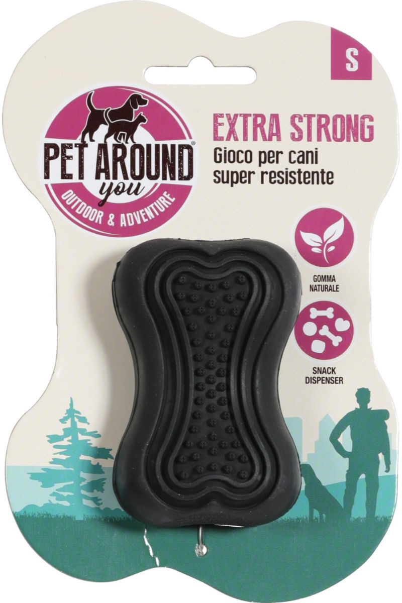 PET AROUND YOU Gioco Cane Extra Strong Nero S