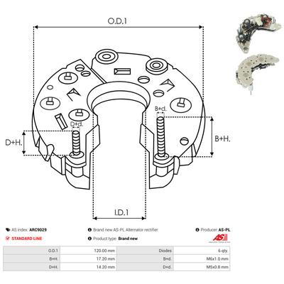 AS-PL Gleichrichter, Generator ARC9029