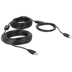 Delock USB A – USB B (20 m, USB 2.0, 2.50 W), USB Kabel