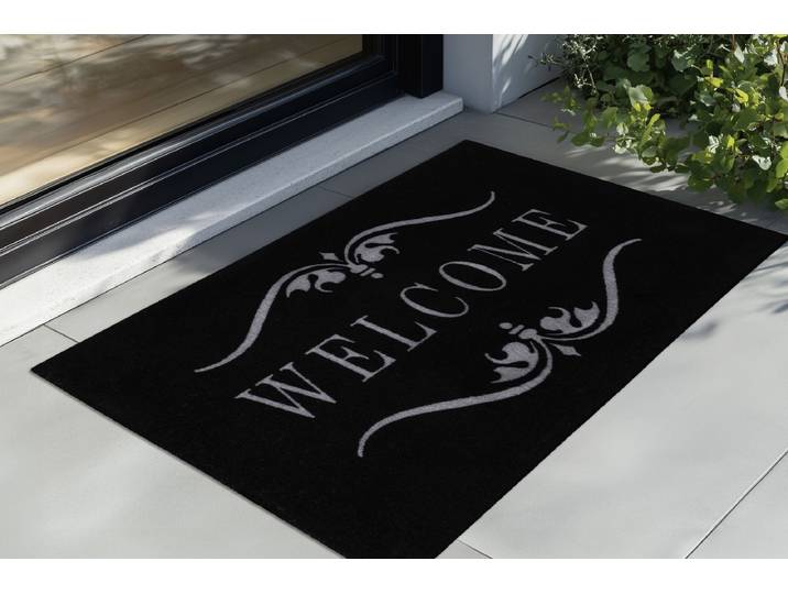 Tapis d'entrée Cosy 125 40 x 60cm Noir