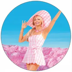 Essbares Papier „Winkende Barbie“ 19,5 cm