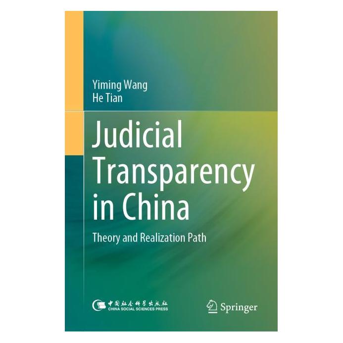 Springer Judicial Transparency in China (Englisch, Hardcover, He Tian, Yiming Wang) (63722556)