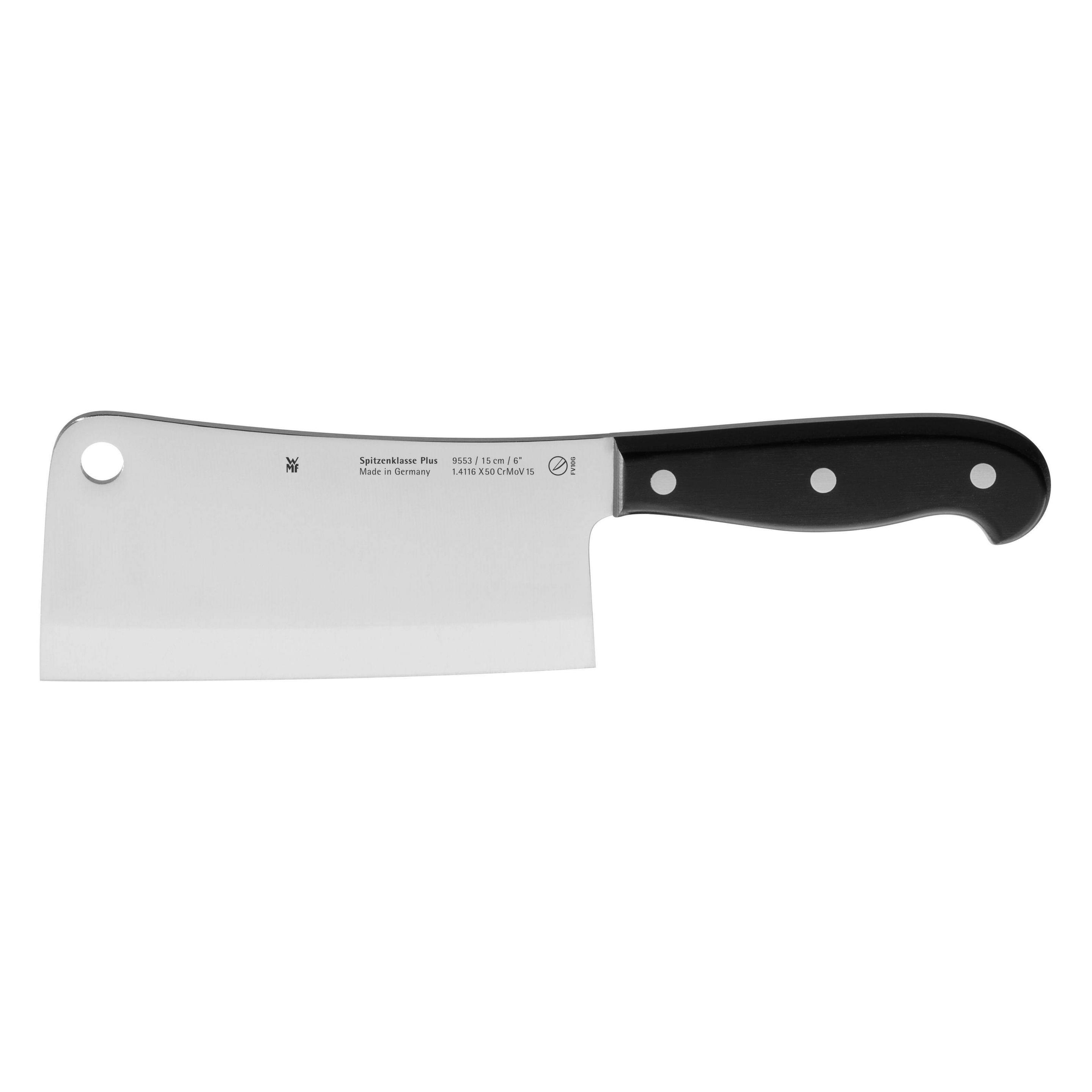 WMF Chinesisches Hackmesser SPITZENKLASSE PLUS Schwarz (15 cm) (18.9553.6032)