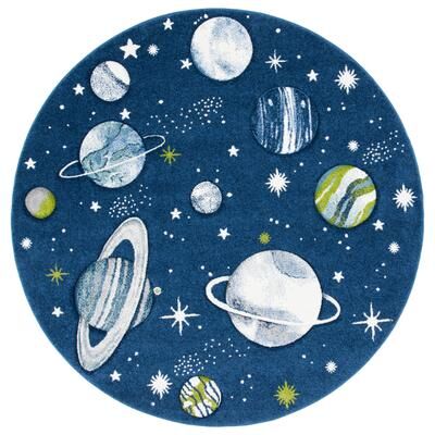 SAFAVIEH Carousel Kids Selvinaz Solar System Rug