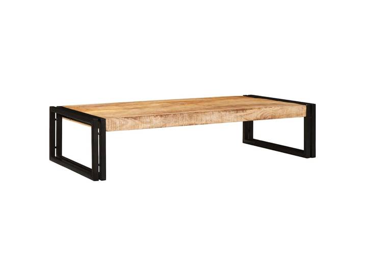 vidaXL Badregal für Braun 100 x 50 x 23 cm Massives rohes Mangoholz