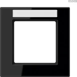 Jung AC581BFNASW Rahmen 1-fach Schriftfeld bruchs. A creation schwarz