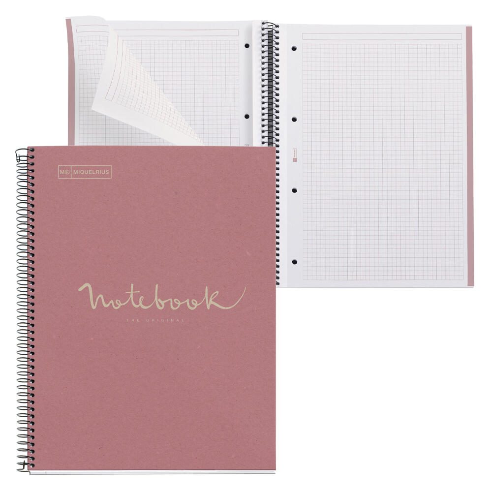 MIQUELRIUS Emotions Collegeblock DIN A4 kariert pink A609322