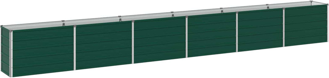 Rio Raised Garden Bed Green 55cm H x 480cm W x 40cm D
