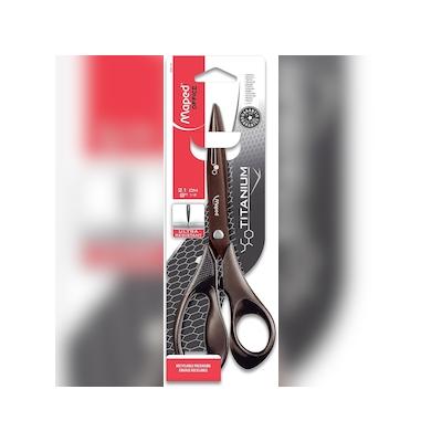 Maped Expert Titanium Schere, 21 cm lang, in Braun