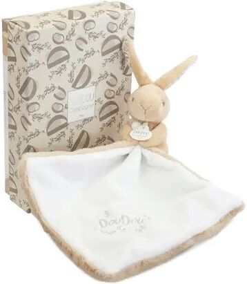 Lapin DOUDOU : Doudou Lapin mouchoir Beige 10 cm - Doudou et compagnie