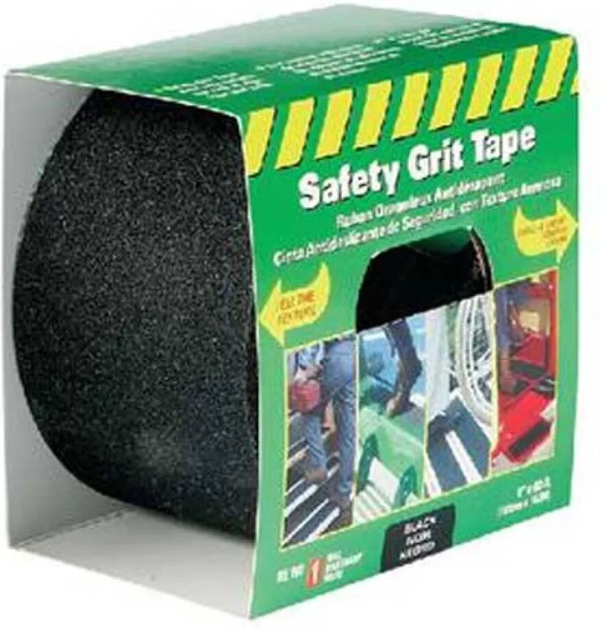 Incom Cinta De Seguridad Antideslizante Black 18 m