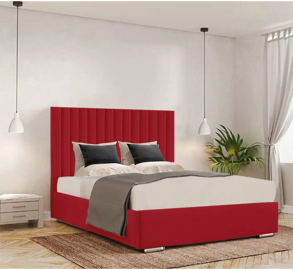 Ivy Bronx Celetha Bed Frame Red Super King (6')