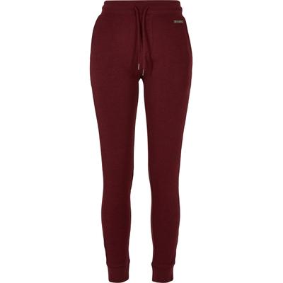 Jogginghose JUST RHYSE "Just Rhyse Just Rhyse Poppy Sweat Pants", Damen, Gr. XS, US-Größen, rot (burgundy), 70% Baumwolle, 30% Polyester, unifarben, normal, Hosen Jogginghose