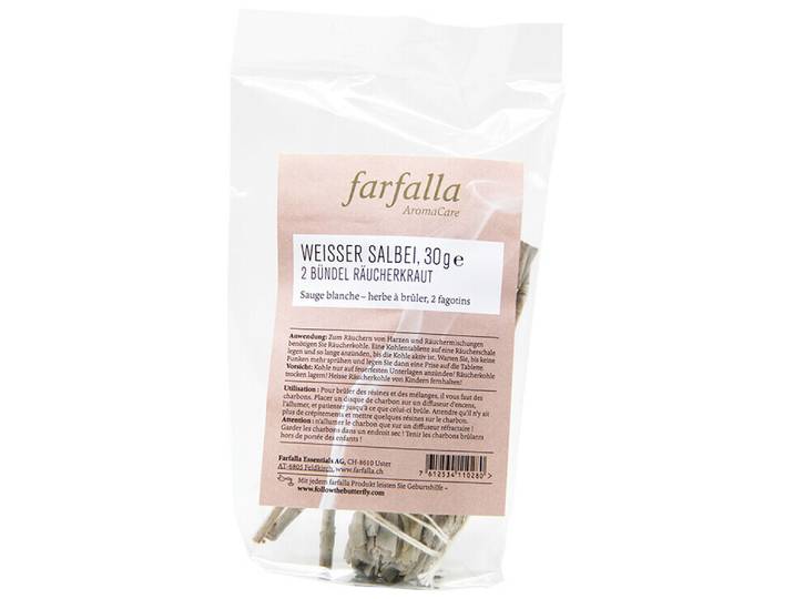 farfalla Weisser Salbei Bündel, 30g (2 x 15g)
