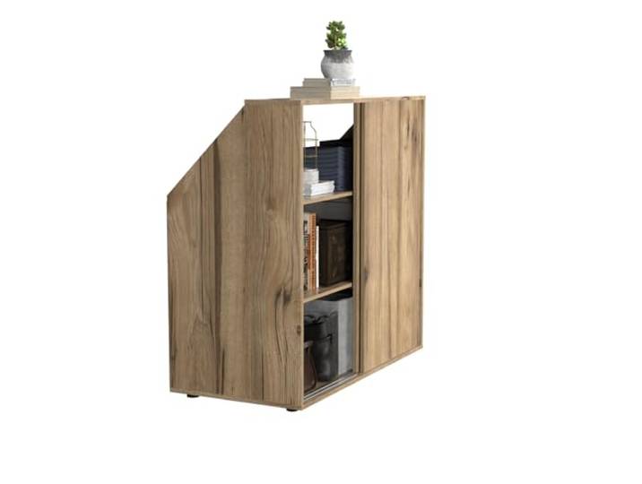 VDD – Fachschrank – Kleiderschrank – Aufbewahrungsschrank – Schrägwandschrank – Eiche