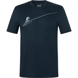 Super Natural, Herren, Funktionsshirt, Haute Route Tee (M), Blau