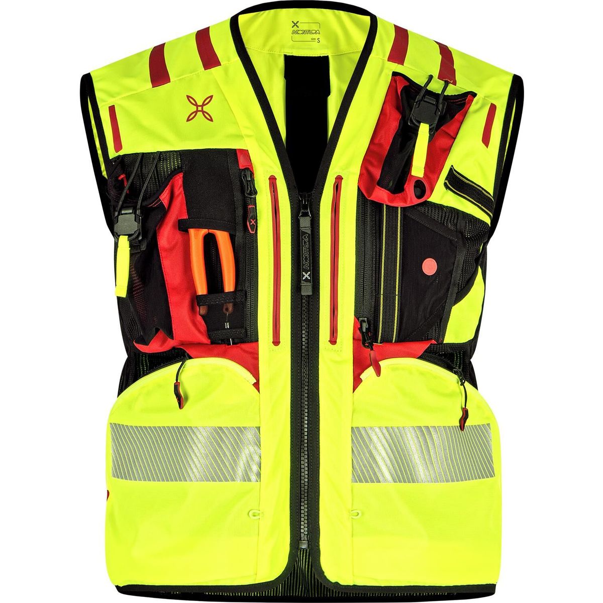 Montura Operator EVO 4 Vest giallo fluo/rosso (70F10) XS MVVH09XS-TS869-70F10-XS