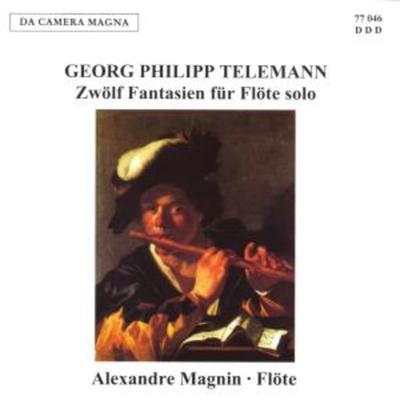 Zwölf Fantasien Für Flöte Solo - Alexandre Magnin, CD