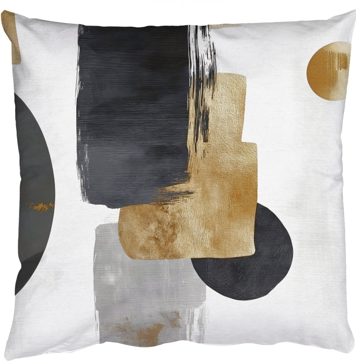 PillowMonkey Sierkussens Abstract Goud 50 x 50 cm