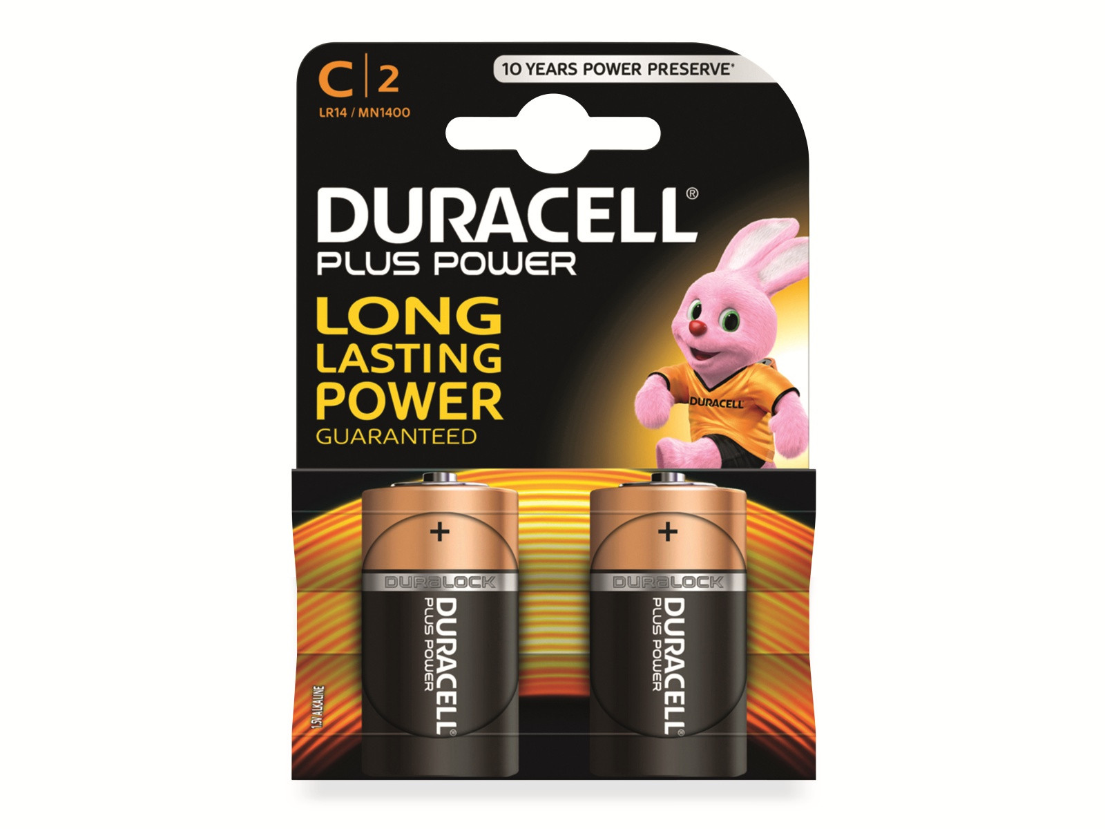 Duracell MN1400 Plus Power Baby C Batterijen 1,5V - 4 stuks