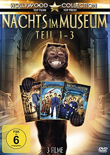 Shawn Levy - Nachts im Museum - Teil 1-3 [2 DVDs] - Preis vom 08.10.2026 07:26:42 h