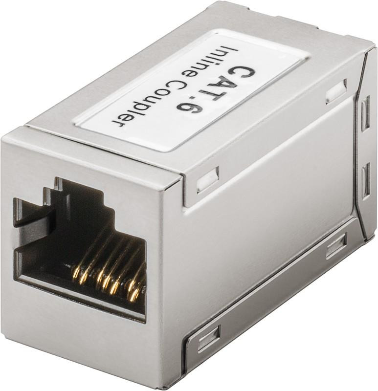 Goobay 15217 RJ45 modulaire koppeling CAT 6 met 2x RJ45-aansluiting (8P8C)