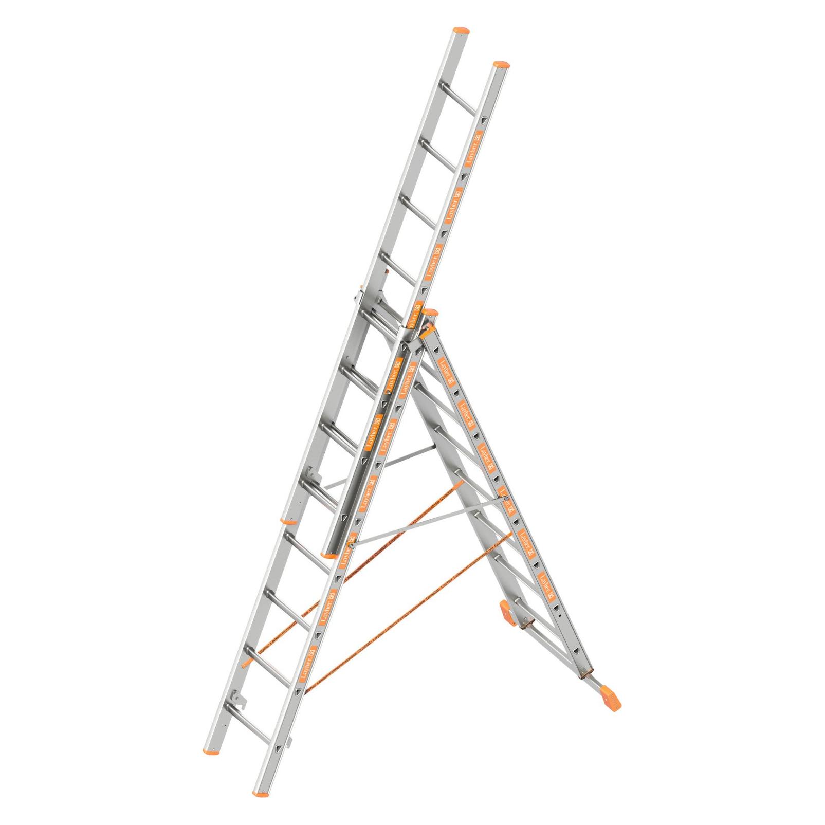 Layher Allzweckleiter -teilig TOPIC 1040008 (Mehrzweckleiter) (229220)
