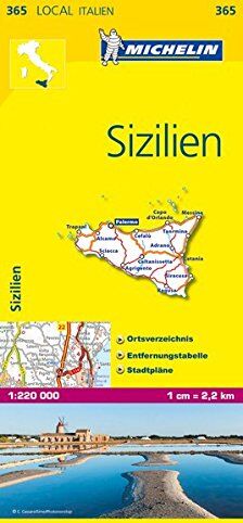 Michelin - Michelin Sizilien: Straßen- und Tourismuskarte 1:200.000 (MICHELIN Localkarten, Band 365) - Preis vom 17.10.2026 19:25:27 h