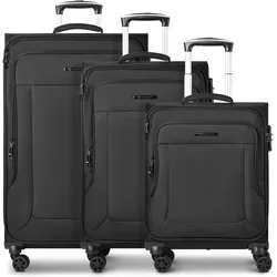 Franky Melbourne 3.0 Set, Koffer, Schwarz