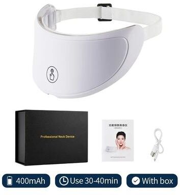Uplift Essentials 7 Color LED Neck Rejuvenation Mask with Box