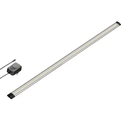 ledscom.de LED Unterbau-Leuchte SIRIS mit Netzteil, flach, 90cm, 1044lm, weiß