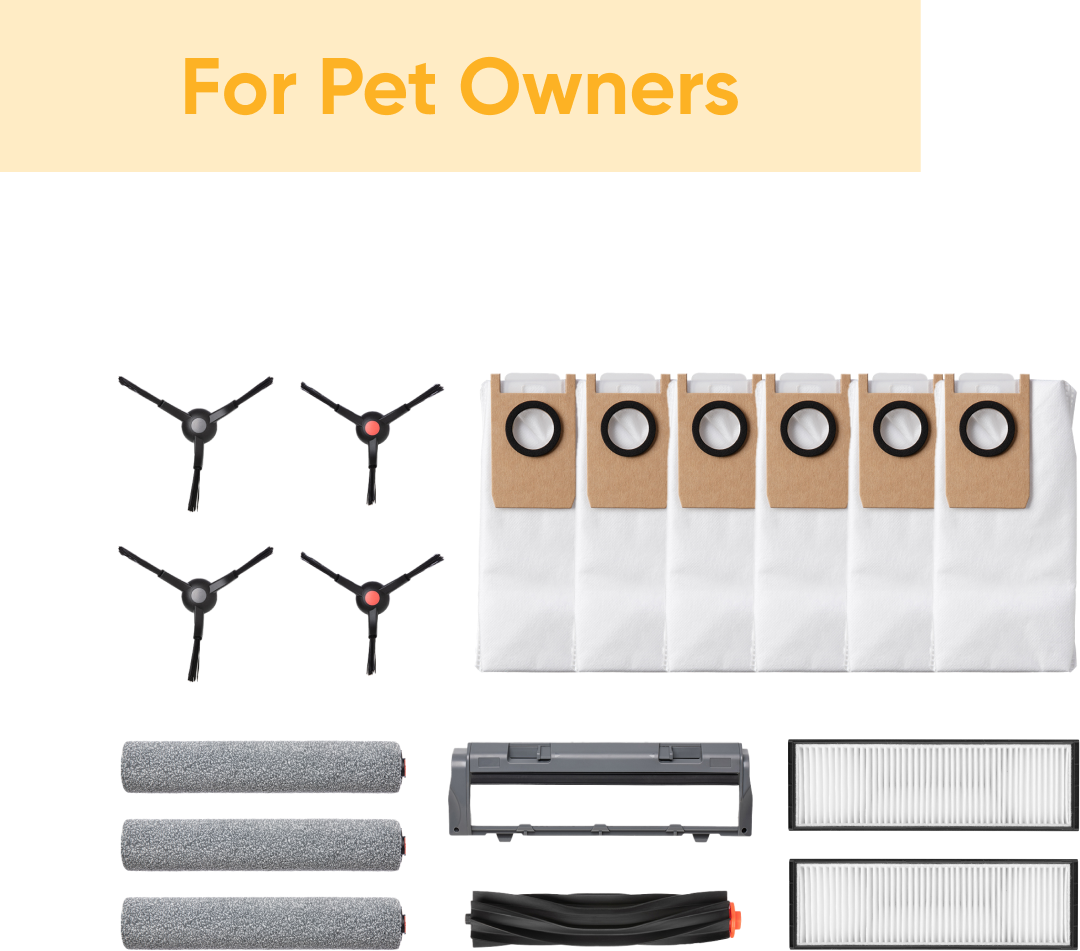 eufy S1 Pro Accessories Subscription Service -- Accessories Package (For Pet Owners Only) bundle