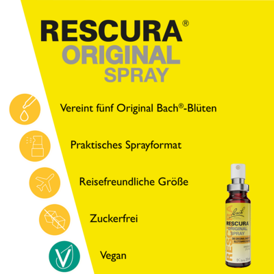 Nelsons GmbH BACHBLÜTEN Original Rescura Spray m.Alkohol 20 ml 16391913