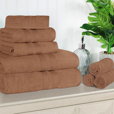 Superior Cotton Quick-Drying 8 Piece Highly Absorbent Towel Set