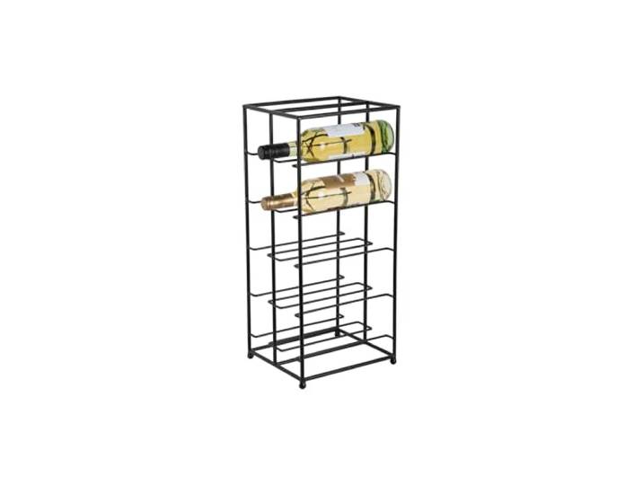Present Time Wijnrek Dual Floor - Zwart - 25x22.5x57cm