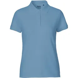 Neutral Damen Bio Piqué Polo O22980 dusty indigo XS