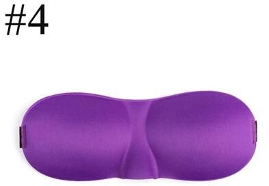 Uplift Essentials 3D Contoured Sleep Eye Mask For Complete Light Blocking purple