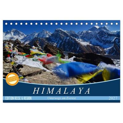 Himalaya (Tischkalender 2027 DIN A5 quer), CALVENDO Monatskalender