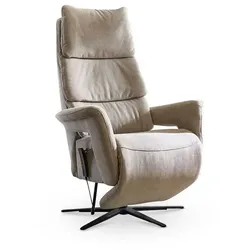 HUKLA Sessel Bordeaux Stoff Beige Ecru L (Large)