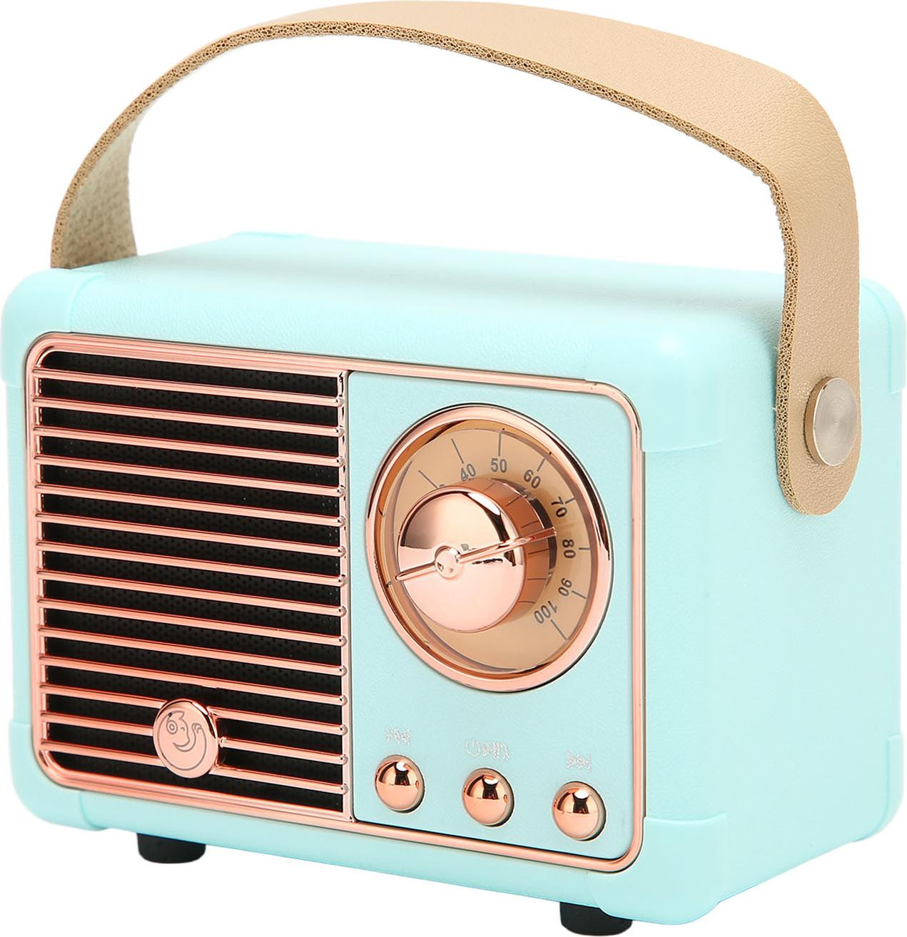 Cocosity Retro Bluetooth HiFi Stereo Speaker - Blauw
