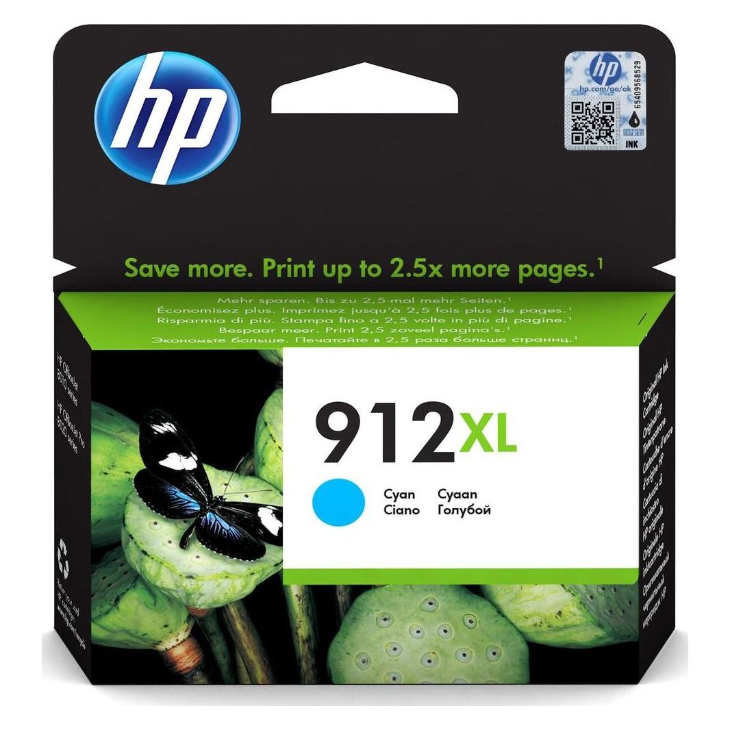 HP 912XL, High Yield Original, Ink Cartridge (C) (3YL81AE#LS1)