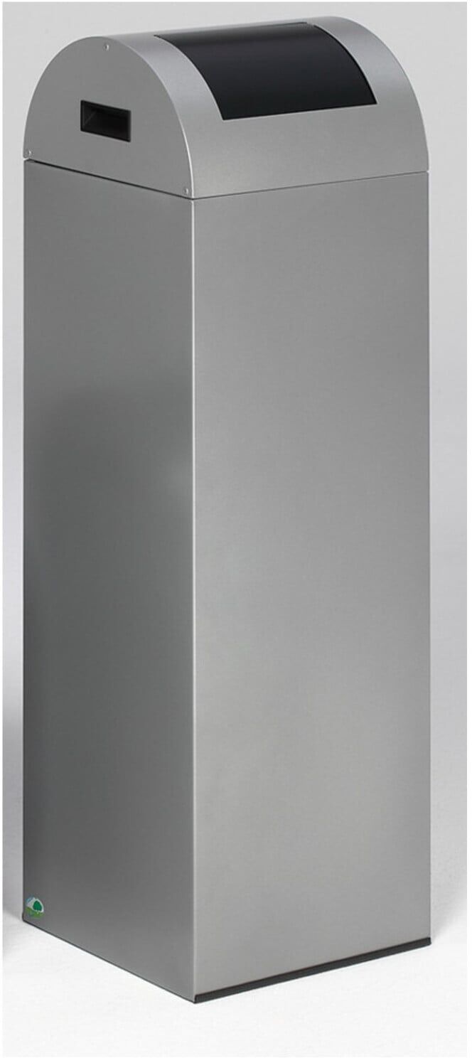 VAR Wertstoffsammelgerät WSG 85 R Korpus silber Einwurfklappe anthrazit 89 l (21102)