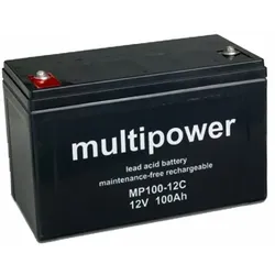 MP100-12C Multipower Bleiakku 12 Volt, 100Ah 338x170x212mm